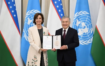 Шавкат Мирзиёев принял гендиректора ЮНЕСКО