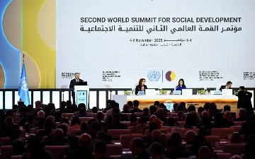 Shavkat Mirziyoyev Ijtimoiy rivojlanish bo‘yicha ikkinchi Jahon sammitida nutq so‘zladi. Tafsilotlar