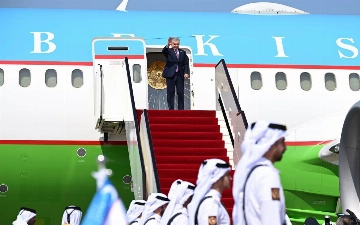 Shavkat Mirziyoyev Qatarga tashrifni yakunlab, AQSHga jo‘nab ketdi