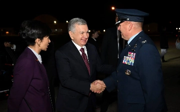 Визит в США завершен: Шавкат Мирзиёев отбыл в Ташкент