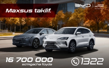 BYD Astana Motors bir qator modellar uchun maxsus taklif e’lon qiladi