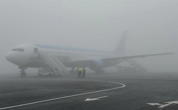 В аэропорту Ташкента из-за тумана ввели ограничения на прием самолетов