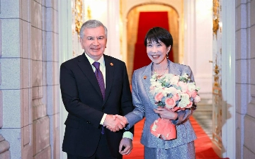 Шавкат Мирзиёев принял участие в официальном приеме от имени премьера Японии