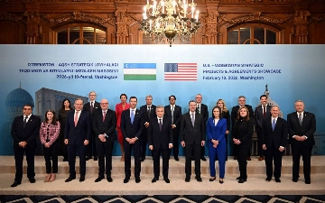 Шавкат Мирзиёев принял участие в церемонии подписания двусторонних документов с США