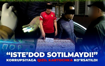 “Qizilqum” klubining yoshlar jamoasi murabbiyi pora bilan ushlandi