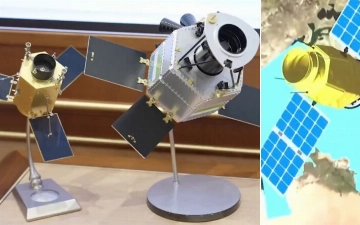 В Узбекистане представили макеты первого национального спутника