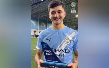 Лучший игрок «Сити» в январе: Хусанову вручили награду