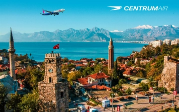 Centrum Air запускает одно из ключевых направлений сезона — ежедневные рейсы в Анталью