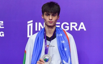 Узбекский таэквондист Аюбхон Набиев стал серебряным призером ЧМ среди юниоров