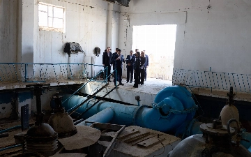 Saida Mirziyoyeva Xorazmdagi “Urganch-1” nasos stansiyasini borib ko‘rdi