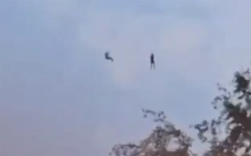 Под Ташкентом граждане столкнулись на зиплайне