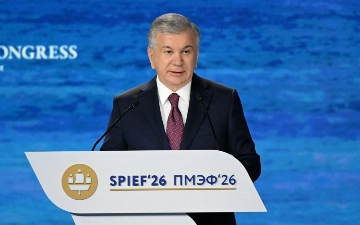 Шавкат Мирзиёев выступил на Петербургском международном экономическом форуме