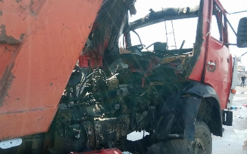 "Abu Sahiy" bozorida yuk avtomobilida gaz ballon portladi
