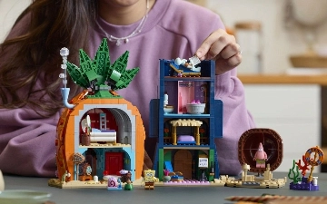 LEGO выпустила набор с домами Губки Боба, Патрика и Сквидварда