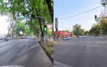 В Ташкенте запустили первую «Зеленую волну» на светофорах