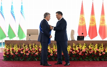 Shavkat Mirziyoyevni I darajali “Manas” ordeni bilan taqdirlandi