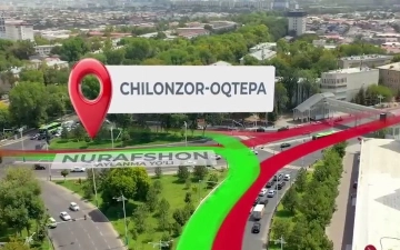 В Ташкенте на перекрестке площади Актепа открыли левые повороты