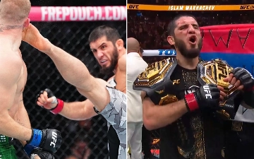 Махачев победил Гэрри и защитил титул чемпиона UFC в полусреднем весе
