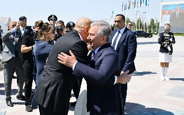 Президент Азербайджана прибыл в Узбекистан с государственным визитом