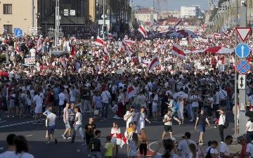 В Минске прошла самая массовая акция протеста в истории Беларуси