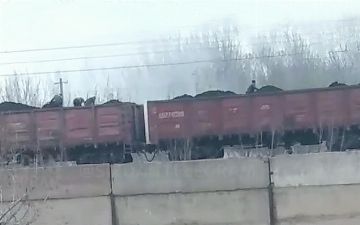 Пятеро узбекистанцев попытались украсть уголь, запрыгнув в движущийся поезд