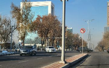На одной из важных дорог Ташкента установлено одностороннее движение