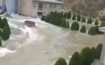 Появилось новое видео затопления территории возле Тупалангского водохранилища