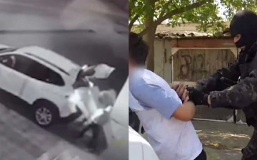 В масках и перчатках: в Навои поймали троих парней, укравших платежный терминал