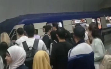 В метро Ташкента якобы столкнулись два поезда (видео)