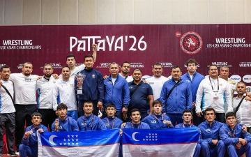 Греко-римские борцы Узбекистана завершили ЧА U-20 на третьем месте