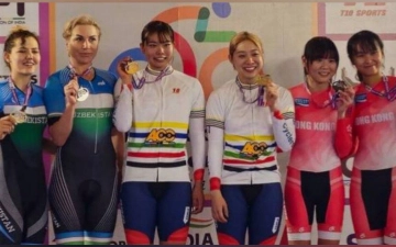 Узбекские велоспортсменки завоевали «серебро» на ЧА
