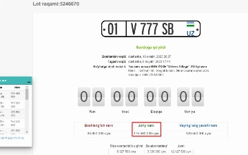 Узбекистанец купил автономер по цене Chevrolet Gentra