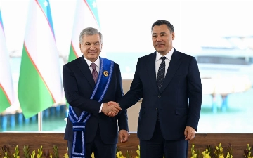 Шавката Мирзиёева наградили орденом «Манас» I степени