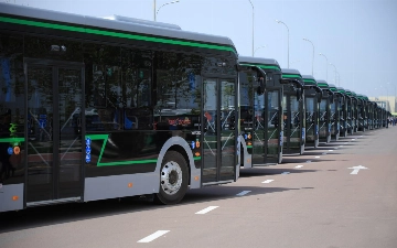 Из Китая в Ташкент доставили свыше 200 новых автобусов (фото)