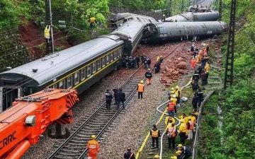 В Китае поезд сбил насмерть девять рабочих железной дороги