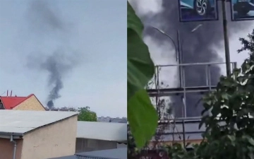 В одном из цехов Ташкента произошел пожар