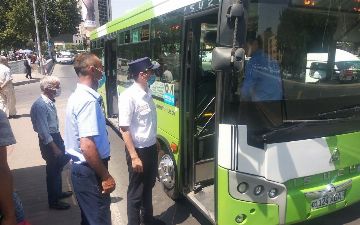 В Ташкенте массово оштрафовали водителей автобусов 