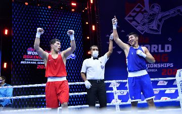 Узбекистанец Мадияр Саидрахимов на ЧМ в Сербии одержал победу над казахстанским боксером