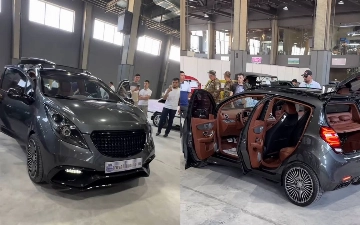 Узбекистанец «вбухал» в тюнинг своего Chevrolet Spark $20 000