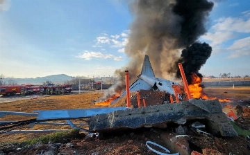 Janubiy Koreyada yo‘lovchi samolyot halokatga uchrashi oqibatida 179 kishi halok bo‘ldi