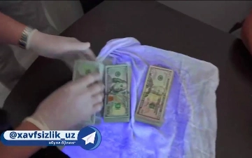 Toshkent viloyatida soliqchi pora bilan ushlandi