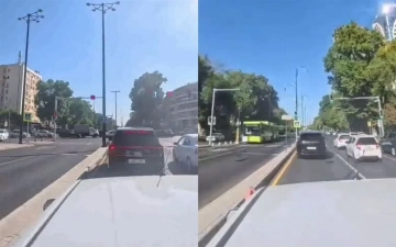 В Ташкенте на улице Шота Руставели запустили «Зеленую волну» 