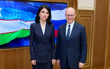 Саида Мирзиёева провела встречу с первым замглавы Администрации президента России