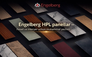 Yangi bosqich: arxitektura materiallari bozorida Engelberg brendi ostidagi HPL panellar