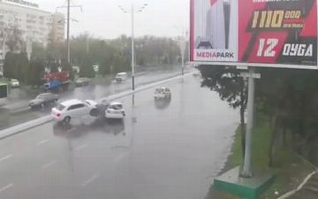 Опубликован момент смертельного ДТП в Ташкенте
