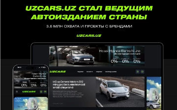 UzCars.uz стал ведущим автоизданием страны: 3,6 млн охвата и проекты с брендами
