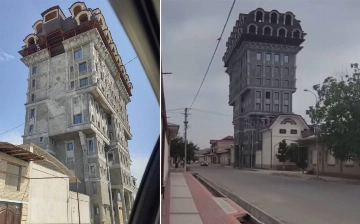 В Самарканде начали сносить «дом-монстр»