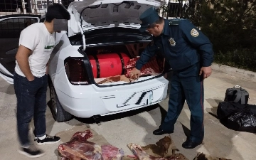 Из Сурхандарьи в Ташкент пытались провезти тонну испорченного мяса