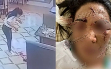 Житель Кашкадарьи бросил стакан в девушку, отказавшуюся с ним знакомиться (видео)