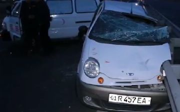 В Сырдарьинской области водитель уснул за рулем и стал виновником смерти человека